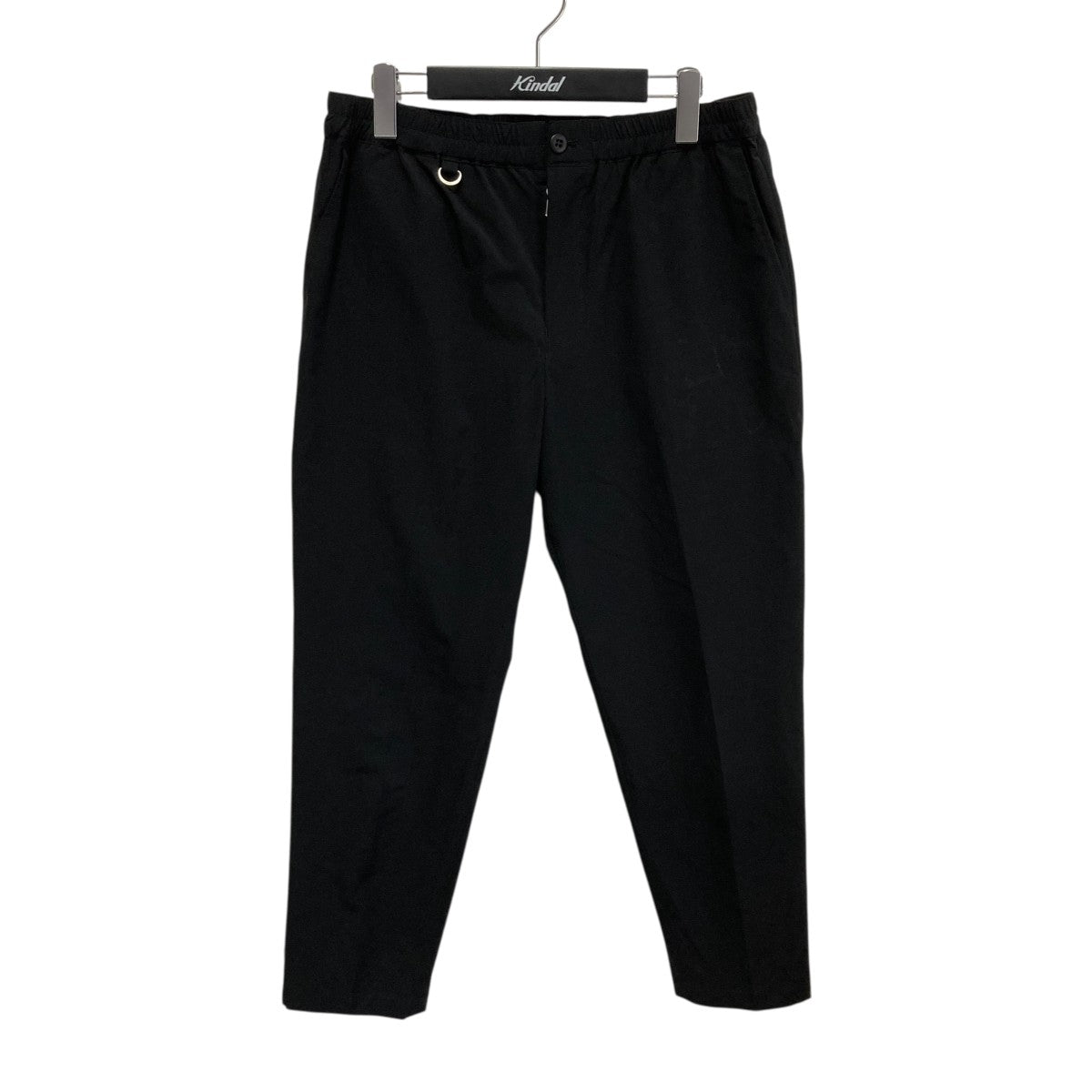 パンツ SOPH.SUPER BLACK WOOL TAPERED EASY PANTS SOPHNET．(ソフネット) TAPERED CROPPED PANTSクロップドパンツ