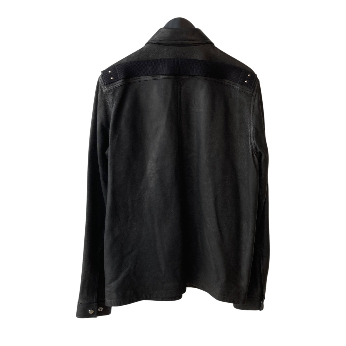 RICK OWENS ウールレザーコンビジャケット RICK OWENS ウールレザーコンビジャケット