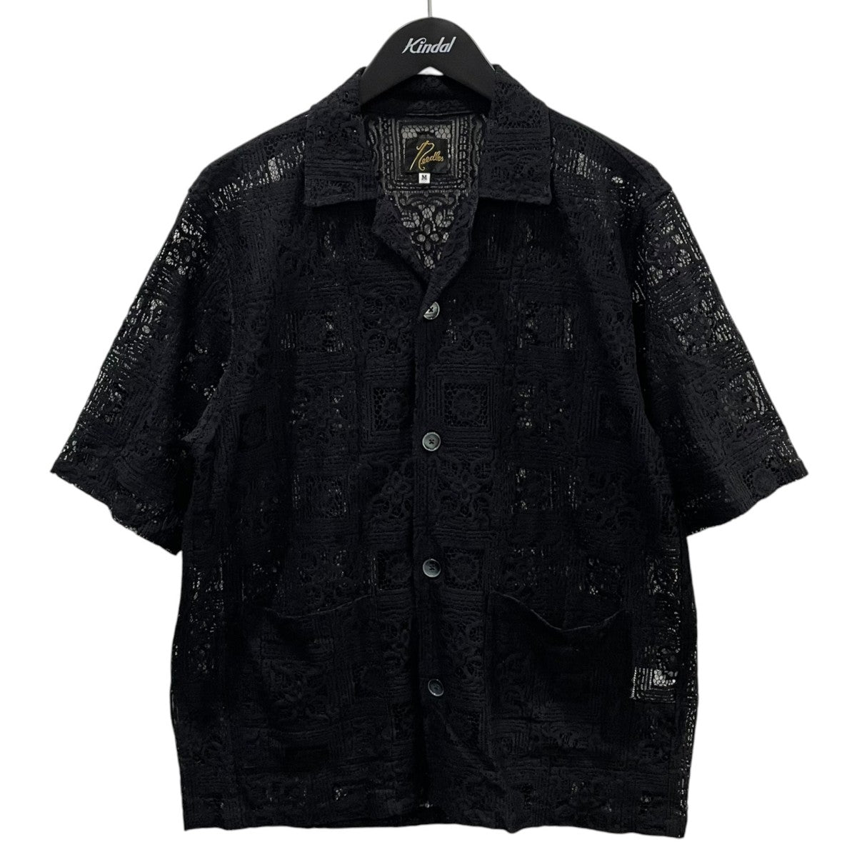 Needles 24SS オープンカラー半袖シャツ Cabana Shirt カバナシャツ OT1668 古着・中古-1枚目のアイテム画像