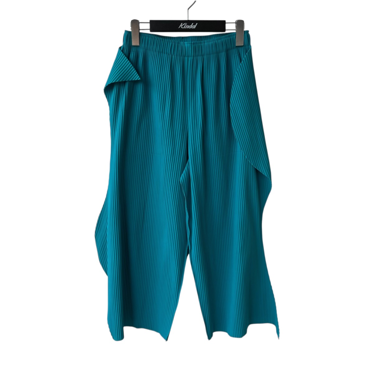 me ISSEY MIYAKE 25AWFINE KNIT PLEATS BOTTOM 1パンツMI54KF507 古着・中古-1枚目のアイテム画像