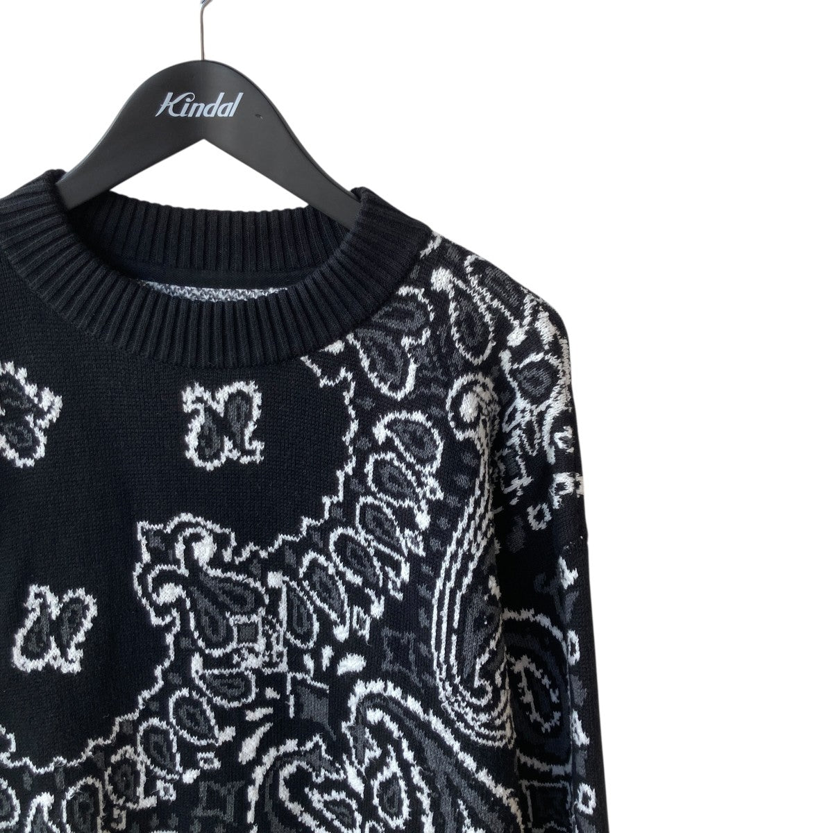 sacai(サカイ) バンダナニット22-02695M 22-02695M ブラック サイズ 1