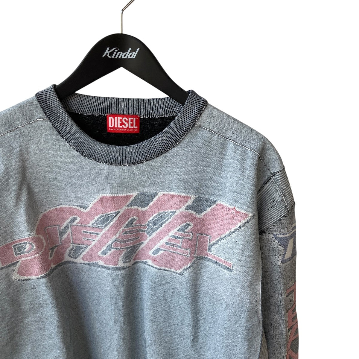 DIESEL(ディーゼル) K-DIRTセーターA14911 A14911 ライトグレー サイズ