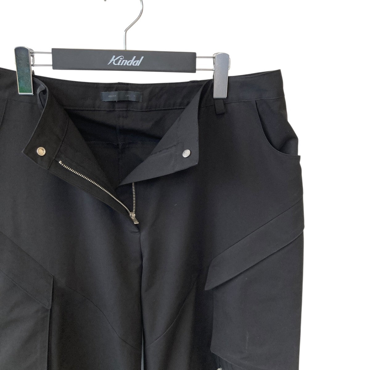 HELIOT EMIL ブラック Calyx カーゴパンツ 42 最終値下げ HELIOT EMIL(ヘリオット・エミル) CALYX CARGO PANTSカーゴパンツ