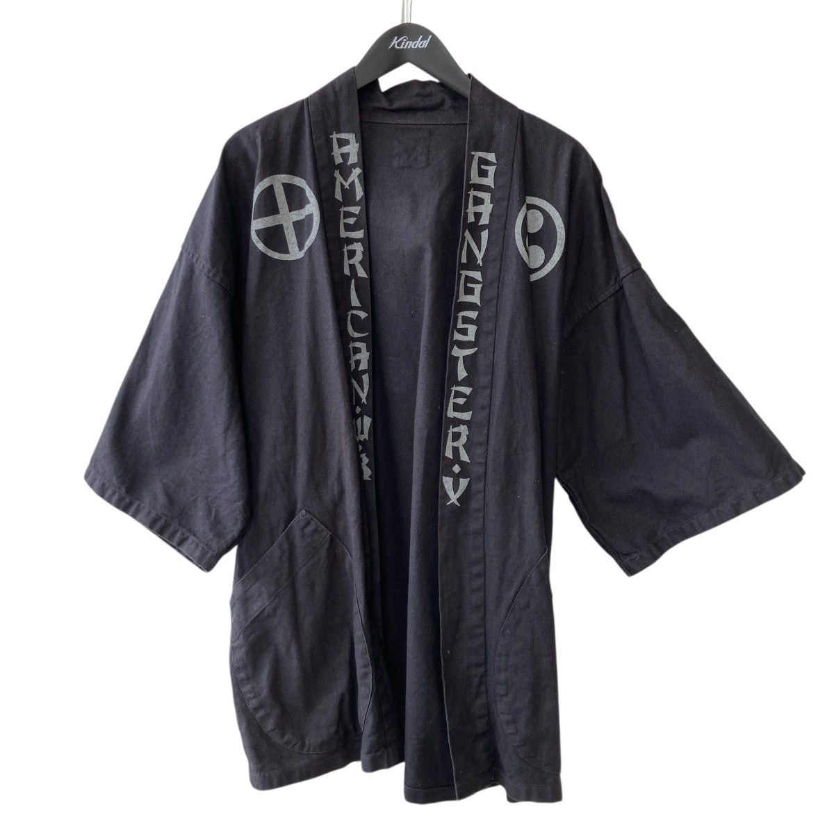 GANGSTERVILLE×AMERICAN WANNABE 113-HALFCOATハーフコート 羽織り 古着・中古-1枚目のアイテム画像