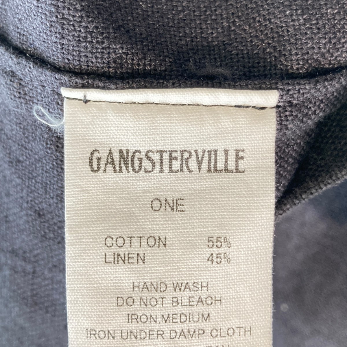 GANGSTERVILLE×AMERICAN WANNABE 113-HALFCOATハーフコート 羽織り 古着・中古-5枚目のアイテム画像