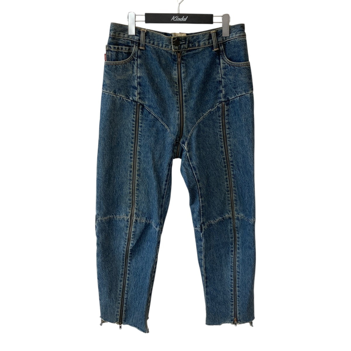 VETEMENTS(ヴェトモン) 23SSデストロイインサイドアウトバギーデニム