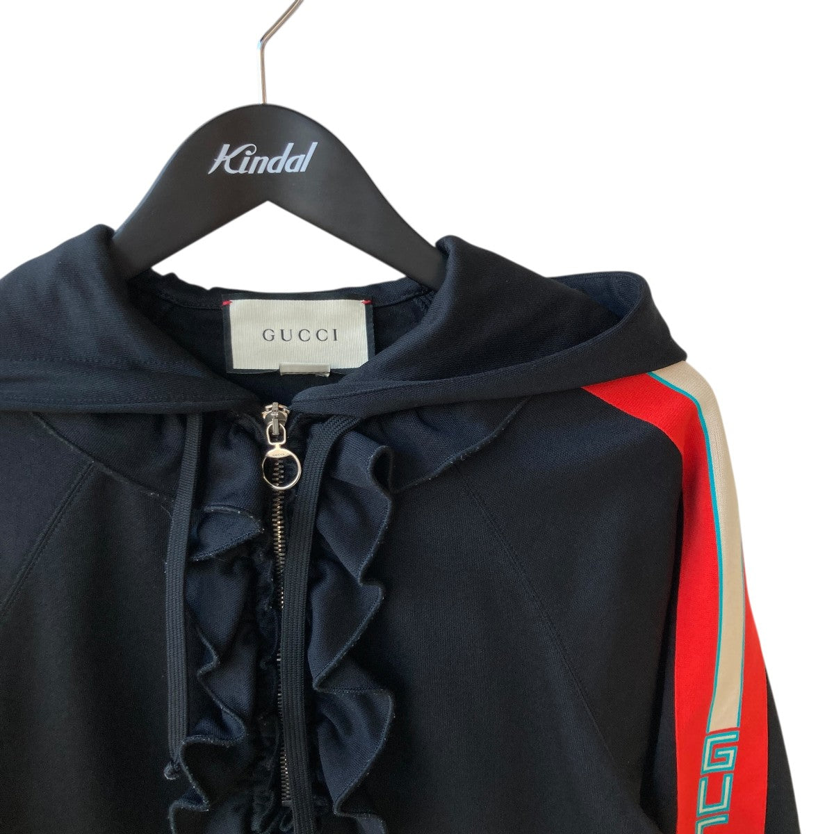 GUCCI 黒 フード付きワンピース GUCCI(グッチ) フード付きワンピース502280 502280 ブラック サイズ XS