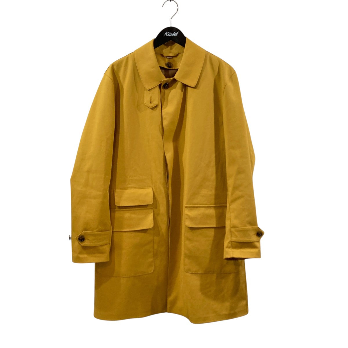MACKINTOSH×q retailor ステンカラーコート イエロー サイズ 40