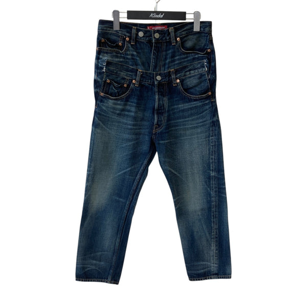 JUNYA WATANABE MAN×LEVI'S 25SSダブルウエストLevi's Wネームデニム