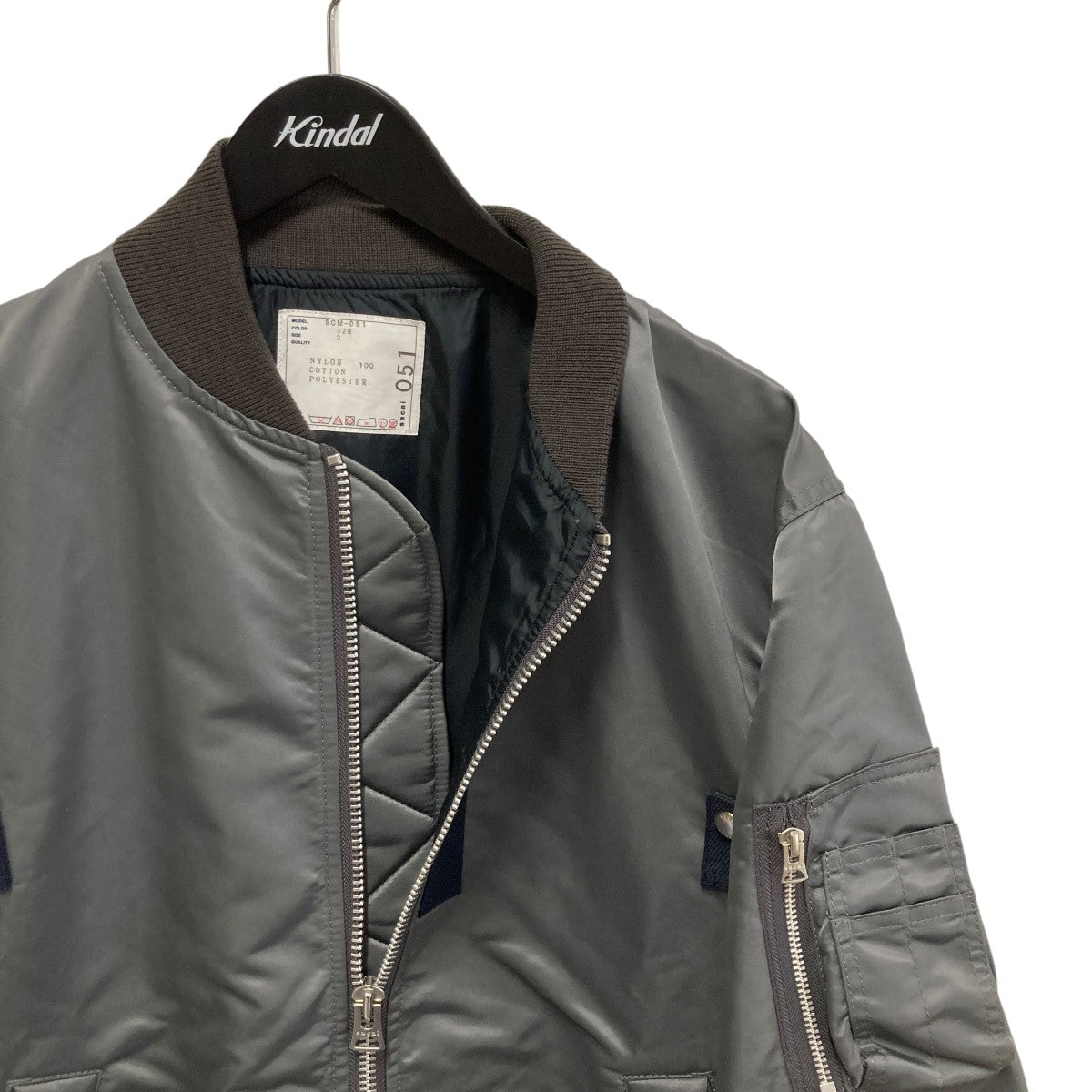 sacai(サカイ) 23AWNylon Twill BlousonMA-1ジャケットSCM-051 SCM-051