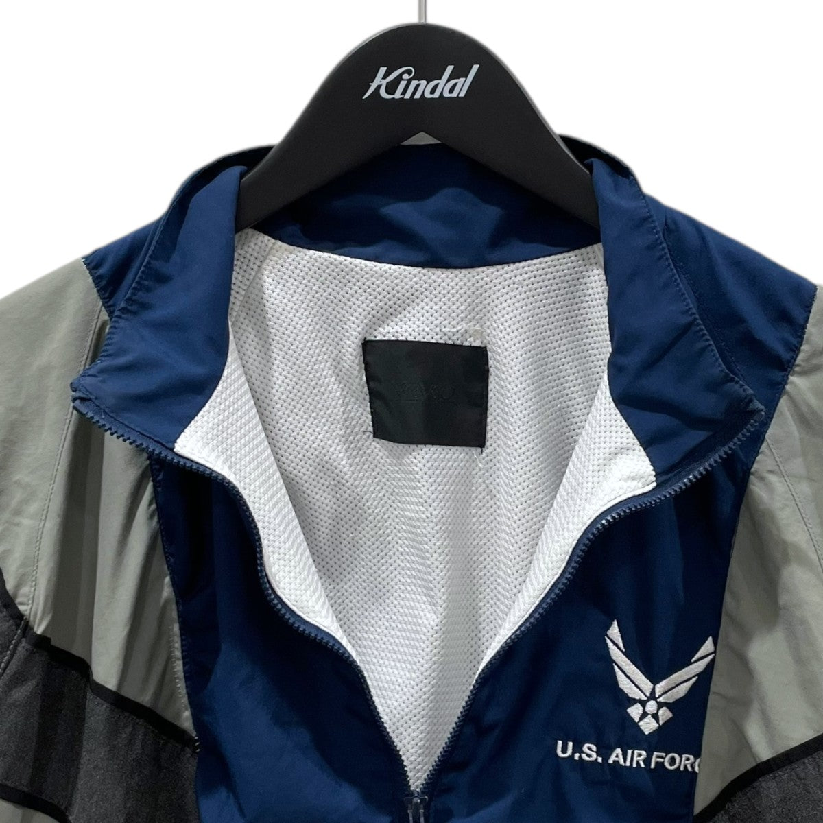 WEYEP(ウィエップ) リメイクジップアップジャケット ネイビー・グレー