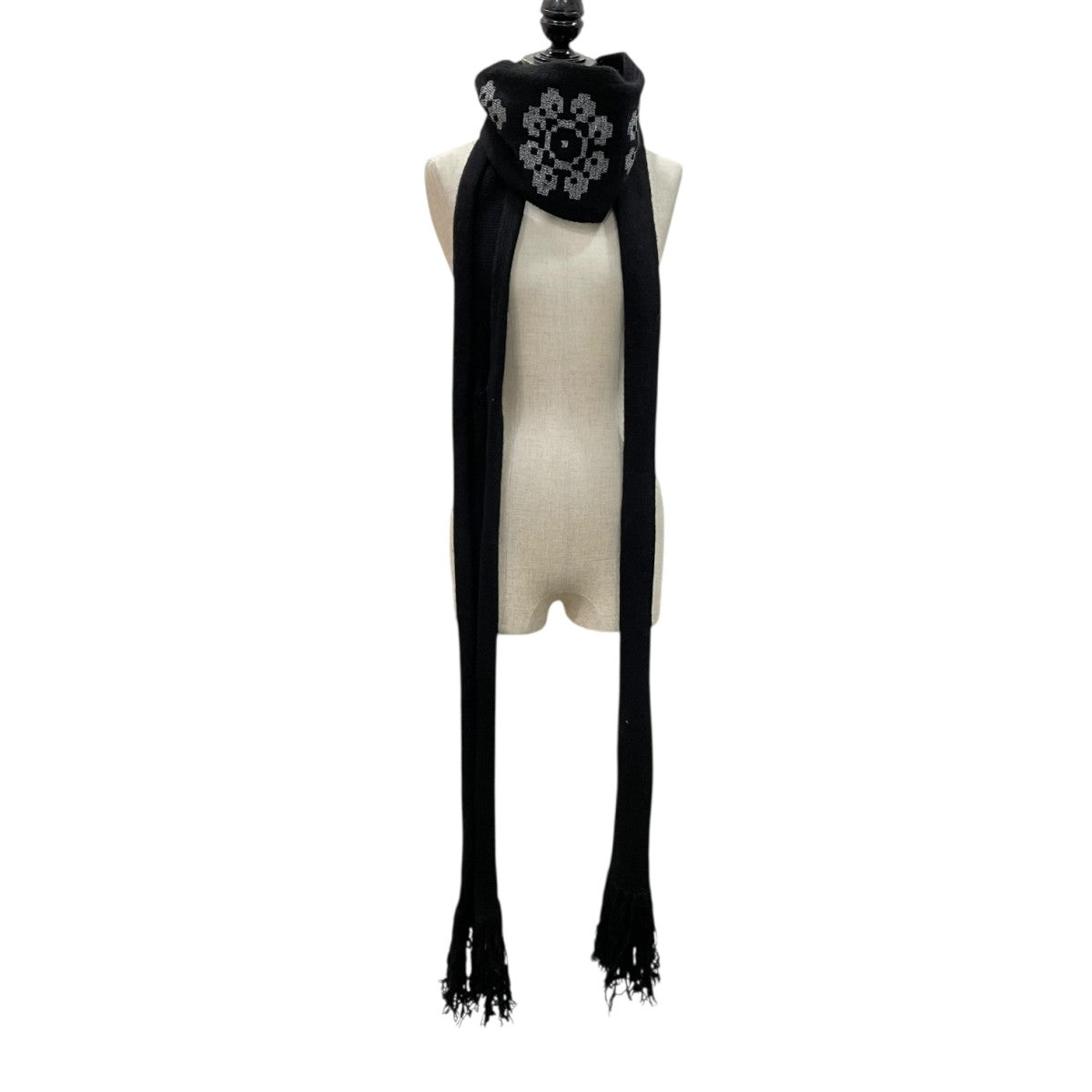 DRIES VAN NOTEN(ドリスヴァンノッテン) マフラー ブラック｜【公式