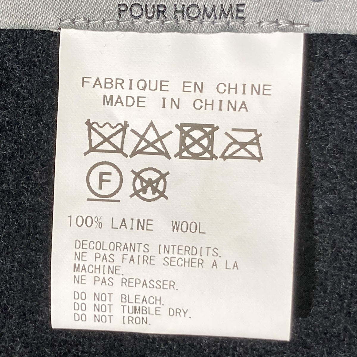 Yohji Yamamoto pour homme(ヨウジヤマモトプールオム) 24AWCut Poncho