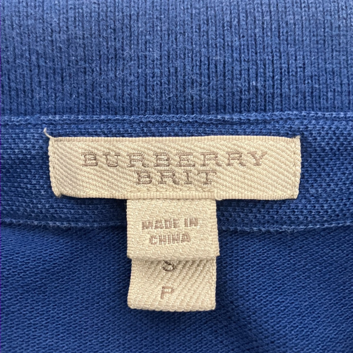 BURBERRY BRIT ホースロゴポロシャツ 古着・中古-3枚目のアイテム画像