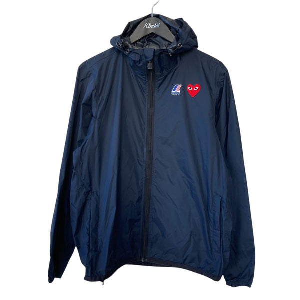 PLAY COMME des GARÇONS K-WAY ナイロンジャケット PLAY COMME des GARCONS×K-way ナイロンジャケット ネイビー サイズ S