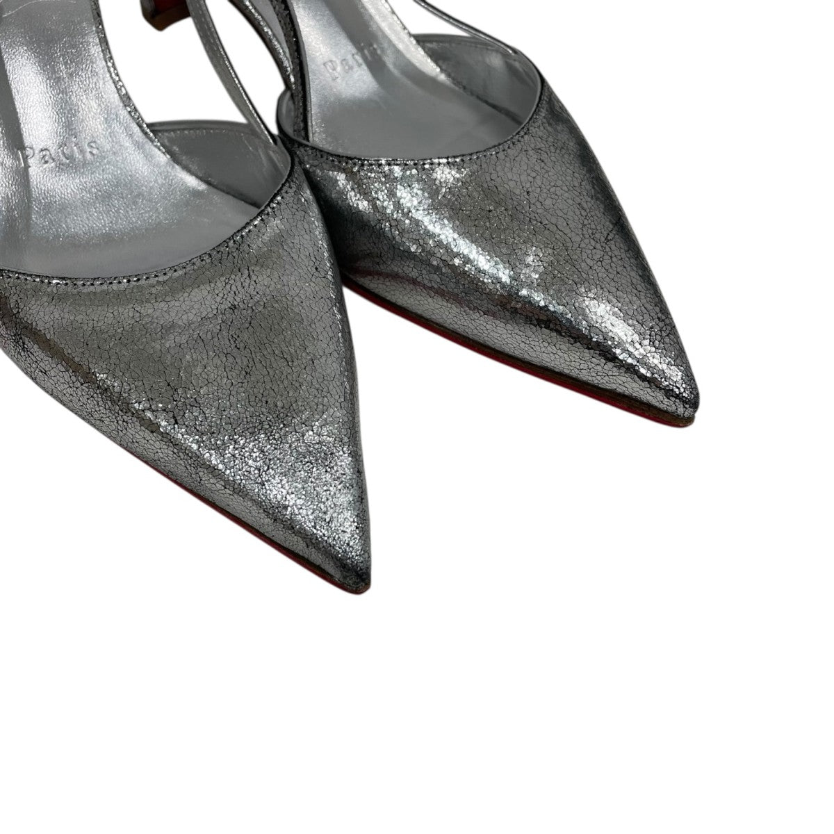 Condorolineポインテッドトゥ ストラップヒールパンプス