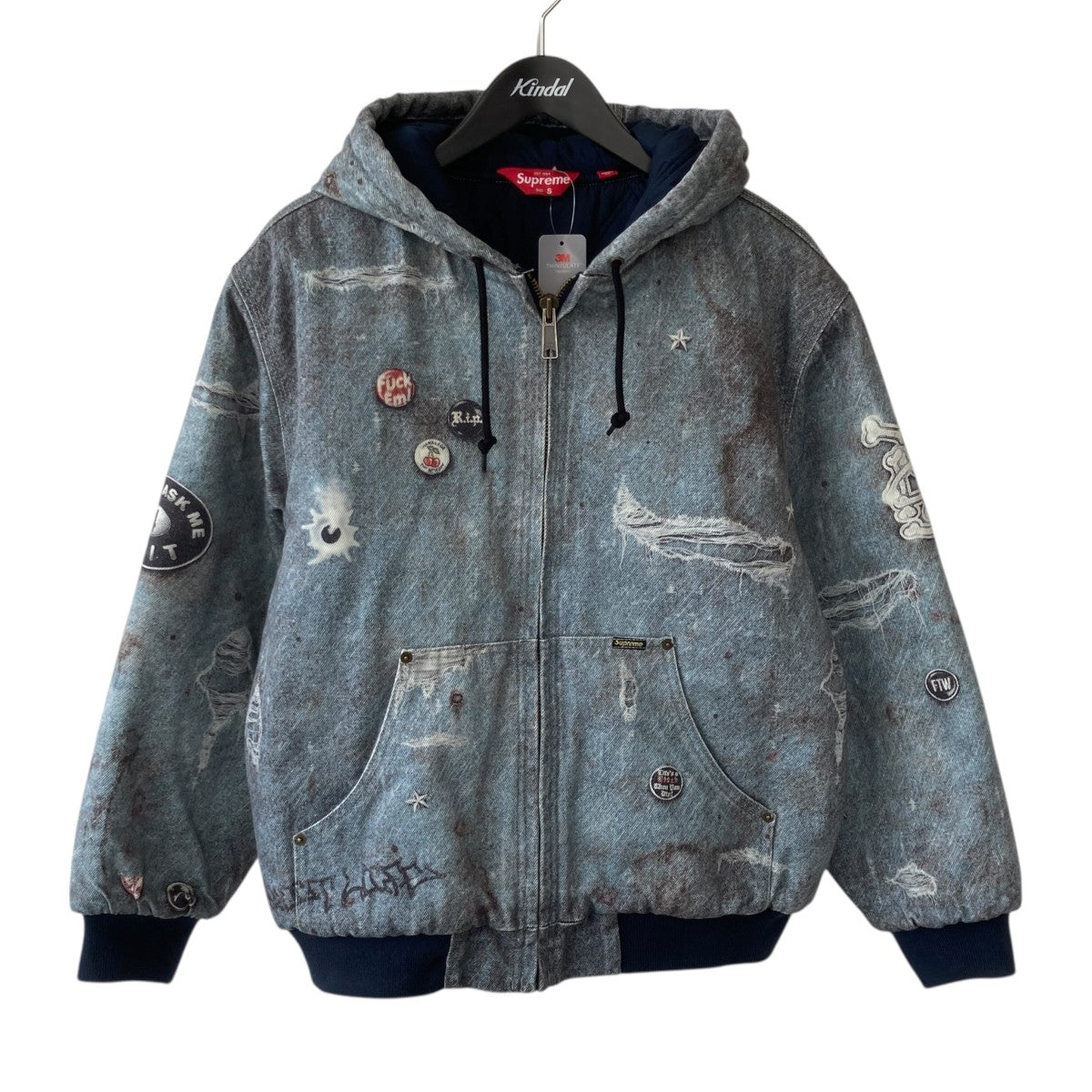 Supreme Y's Denim Work Jacket ヨウジヤマモト Y's Yohji Yamamoto×Supreme 25AWY's Denim Work Jacket総柄ワーク