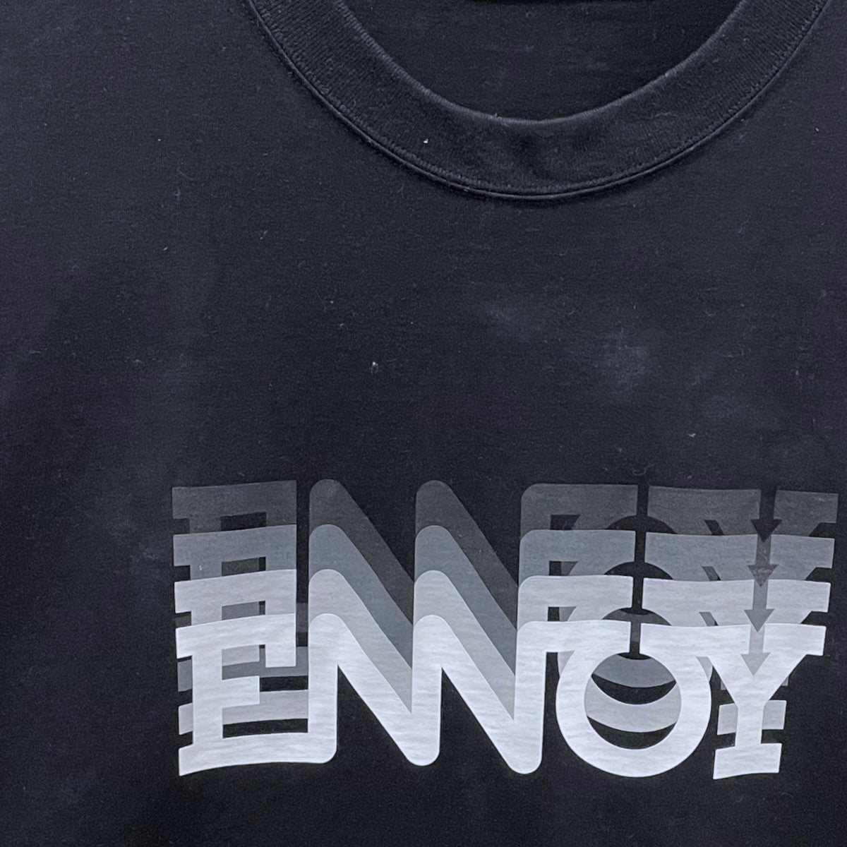 ENNOY 23SS ロゴプリントTシャツ Electric Logo Gradation T-Shirt エレクトリック ロゴ グラデーション ティーシャツ SS23BRENCT07NTL 古着・中古-5枚目のアイテム画像