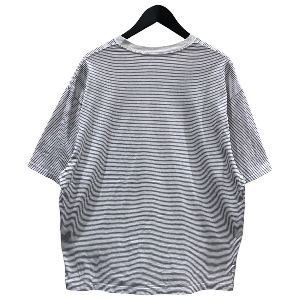 ENNOY 22SS ロゴ刺繍ボーダー柄Tシャツ S／S Border Tee ショートスリーブ ボーダーティー SS22BRENCT05AM 古着・中古-2枚目のアイテム画像