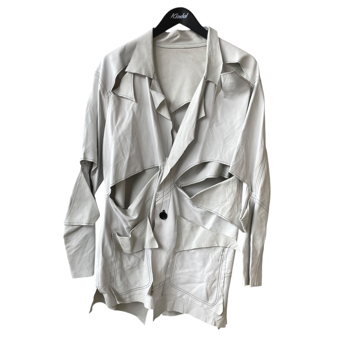 sulvam(サルバム) カッティングデザイン レザージャケットSP-L02-900