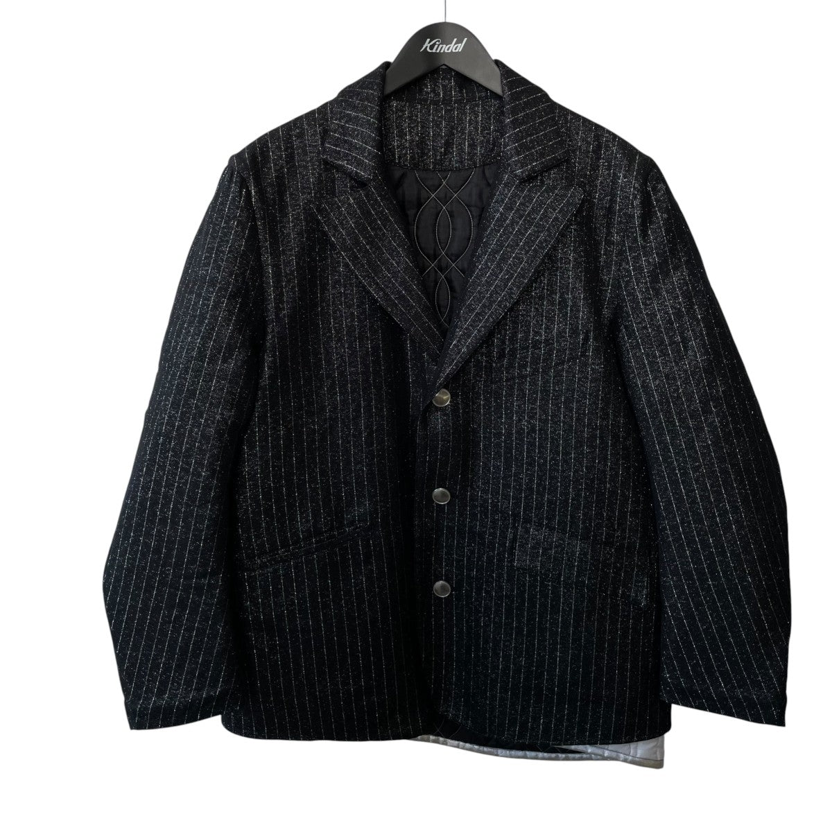 QUILTING GLITTER STRIPE JACKETストライプ3BジャケットSO-J05-110