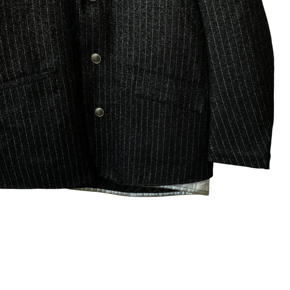 QUILTING GLITTER STRIPE JACKETストライプ3BジャケットSO-J05-110