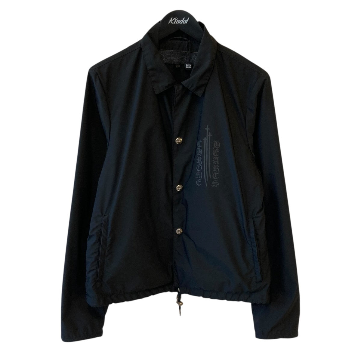 クロムハーツ RIGGINS FBRC ナイロンコーチジャケット ブラック M CHROME HEARTS クロムハーツ（原本無） 海外インボイス付属 RIGGINS