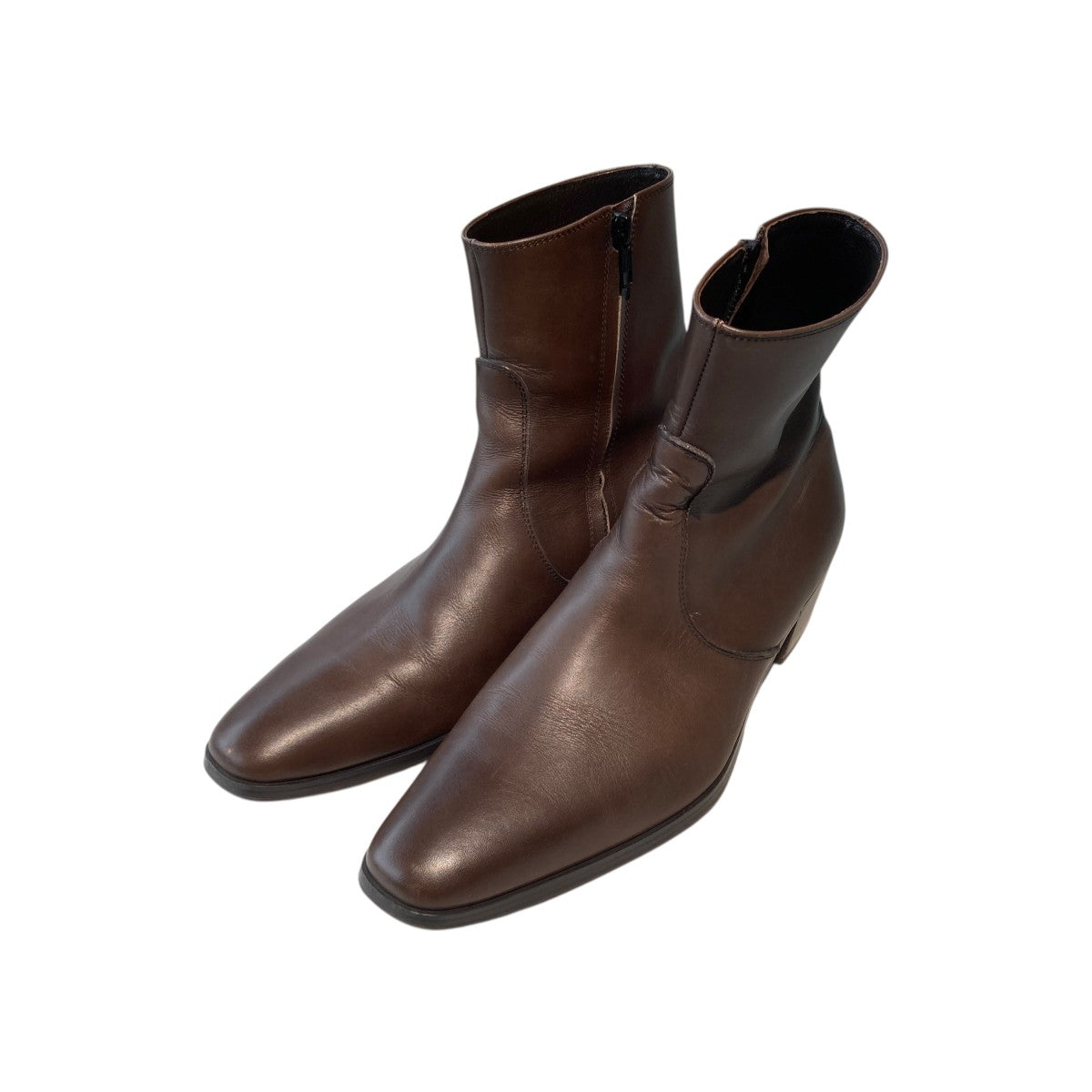 LAD MUSICIAN(ラッドミュージシャン) サイドジップブーツ ブラウン