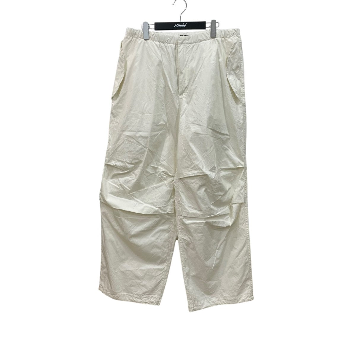 JIL SANDER ニーレングスプリーツ コットンパンツJ21KA0147 古着・中古-1枚目のアイテム画像