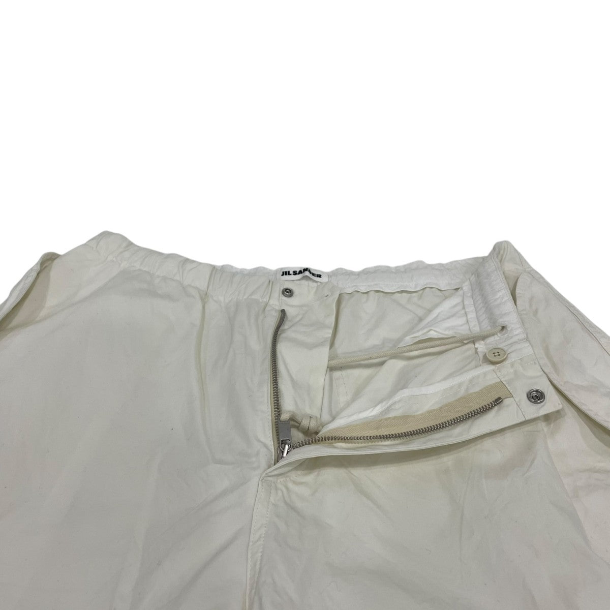 JIL SANDER ニーレングスプリーツ コットンパンツJ21KA0147 古着・中古-3枚目のアイテム画像