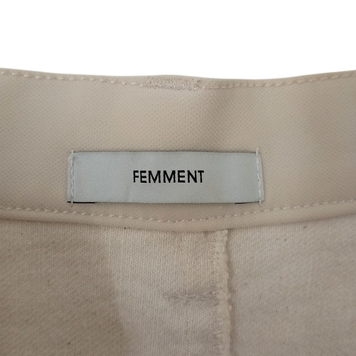 FEMMENT 2WAYダブルクロスデニムスラックスLP12-628 古着・中古-4枚目のアイテム画像