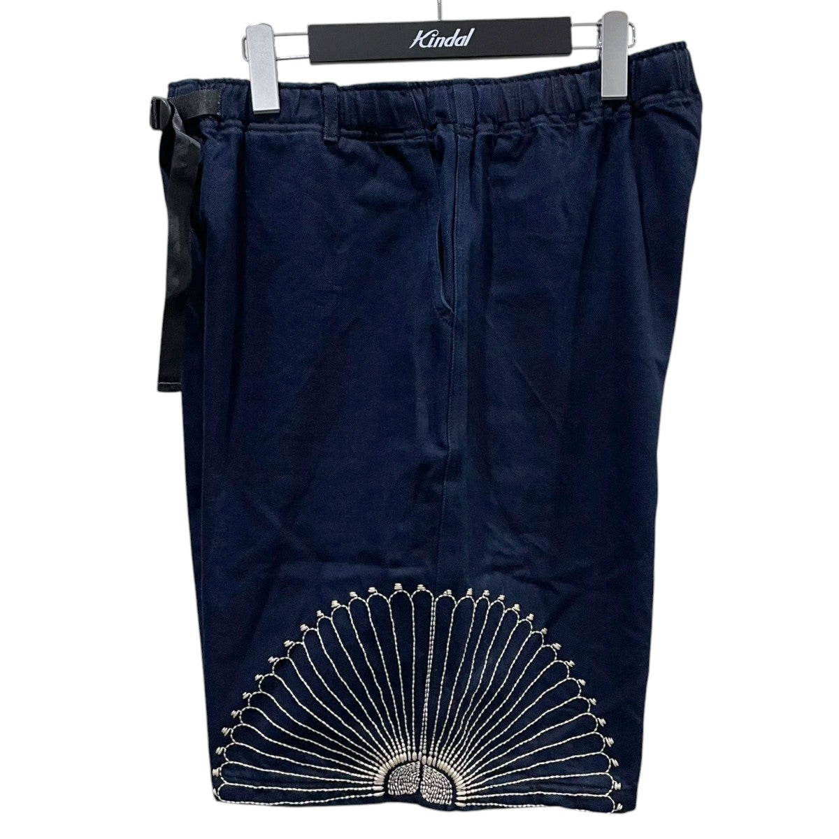KAPITAL 25SS 風呂敷刺繍デニムハーフパンツ 10oz IDG×IDG Denim Easy Shorts (Furoshiki Embroidery) K2503SP097 古着・中古-4枚目のアイテム画像