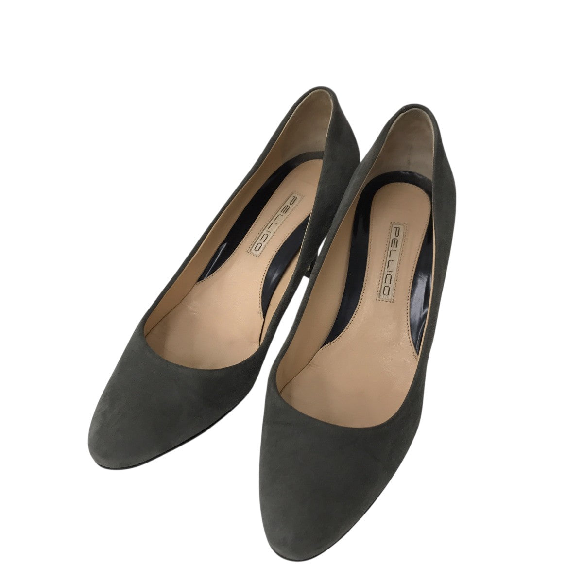 【未使用】PELLICOグレー 36 PELLICO(ペリコ) スウェードパンプス グレー サイズ 36｜【公式