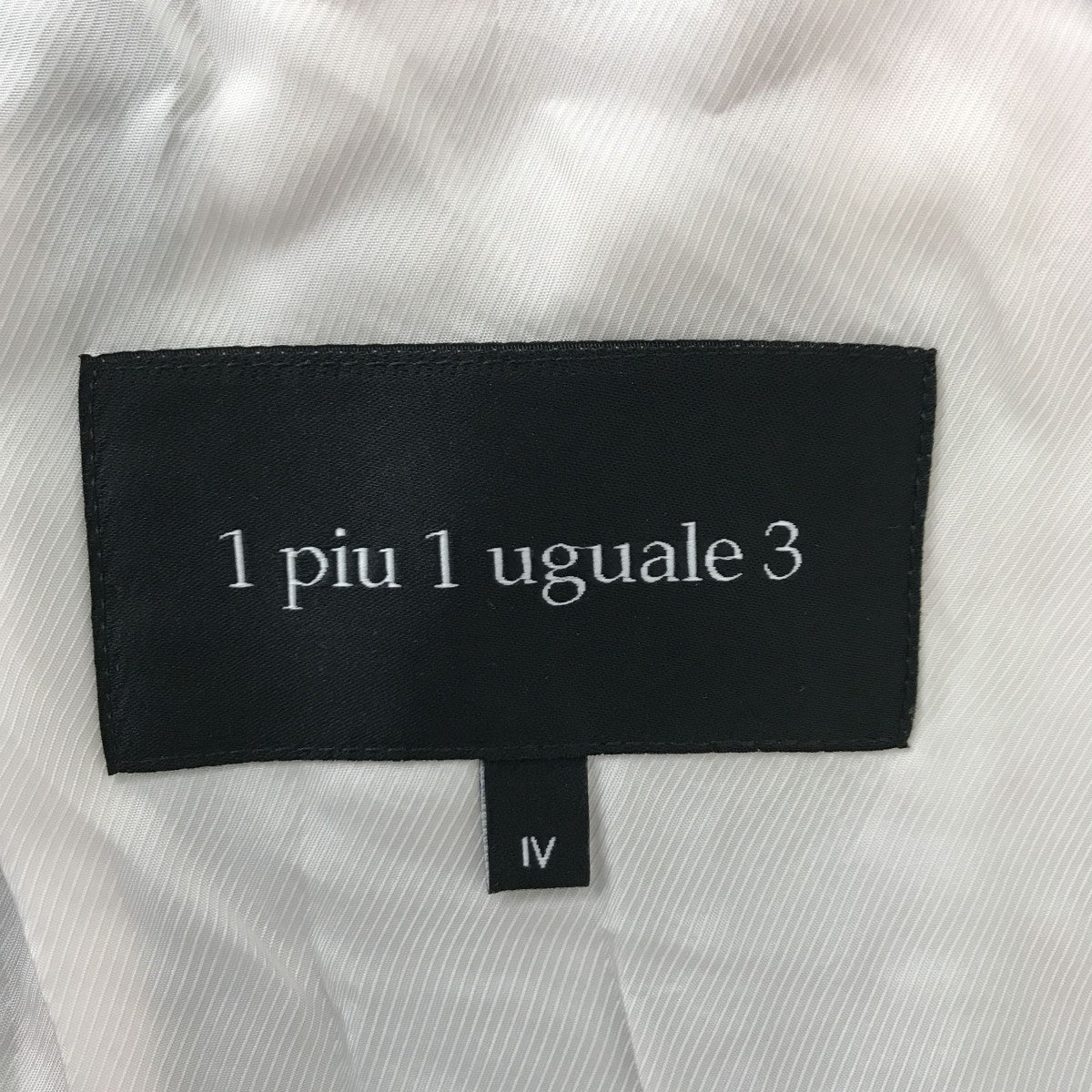 1piu1uguale3 ストライプテーラードジャケットMRB188 古着・中古-3枚目のアイテム画像