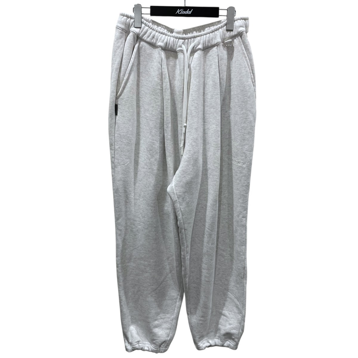 ロゴ刺繍スウェットパンツ WIDE TAPERED SWEAT PANTS ワイドテーパードスウェットパンツ