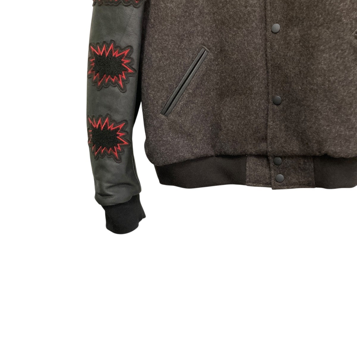 PACHED LETTER JACKETスタジャン25AH-BL-01