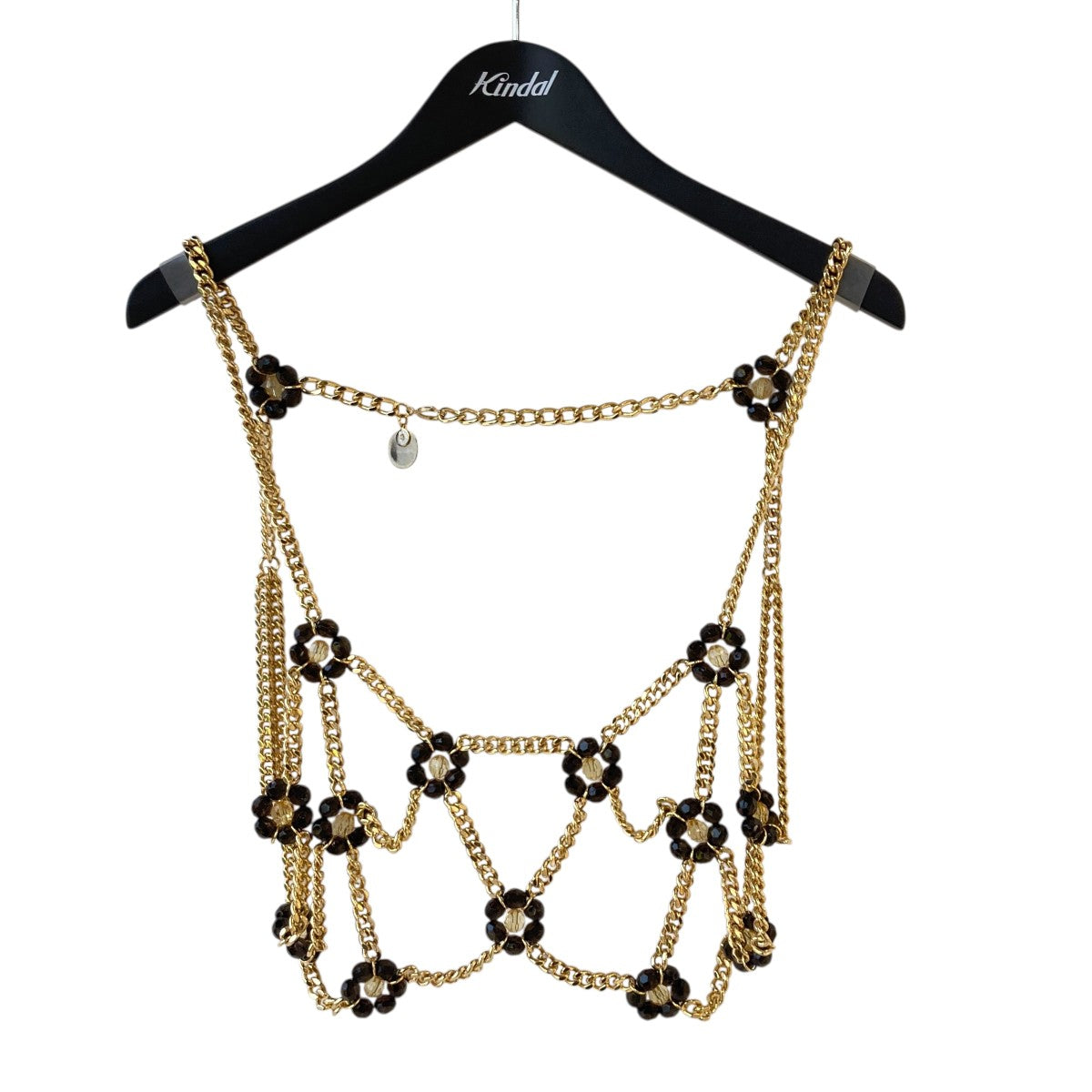 noir kei ninomiya(ノワールケイニノミヤ) ビーズ チェーン ハーネス