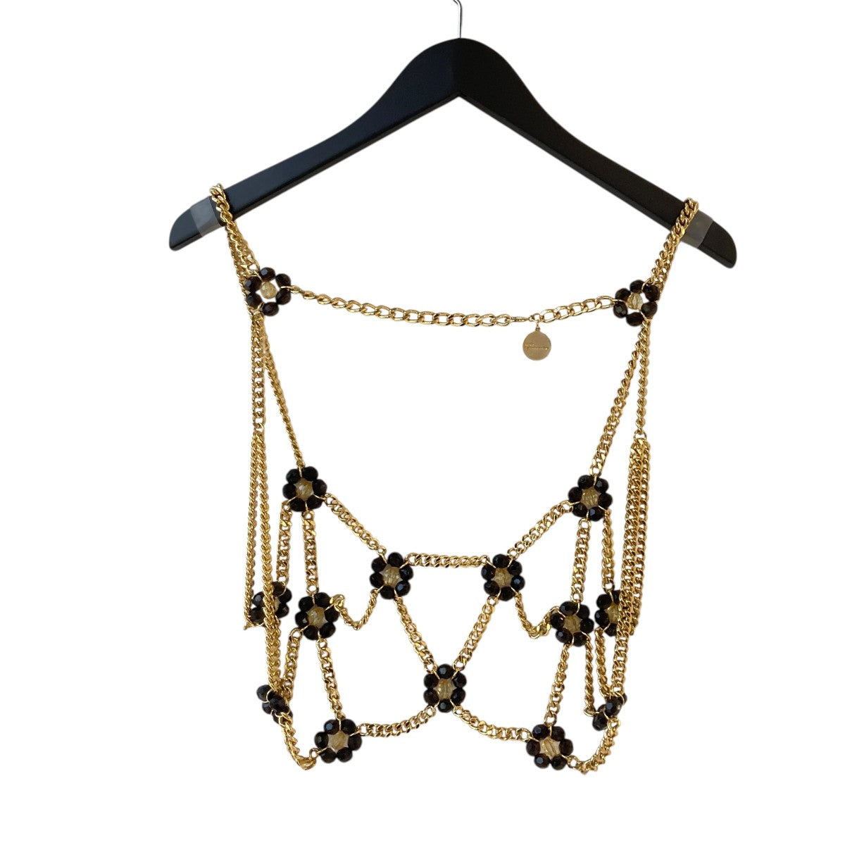 noir kei ninomiya(ノワールケイニノミヤ) ビーズ チェーン ハーネス