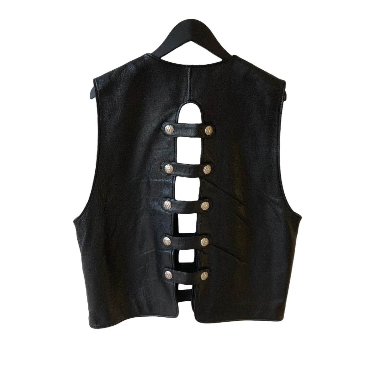 THUG CLUB(サグクラブ) GOAT SKIN LEATHER VESTレザーベストTC24JK0503