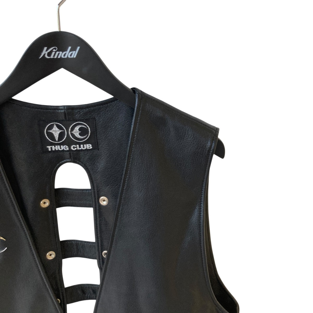 THUG CLUB(サグクラブ) GOAT SKIN LEATHER VESTレザーベストTC24JK0503