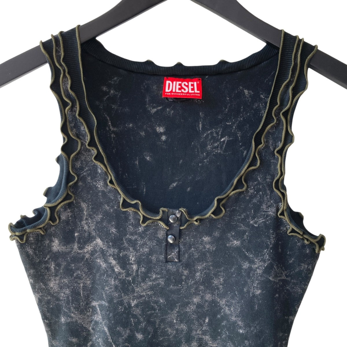 DIESEL D-CERTAノースリーブ ワンピースA16654 古着・中古-3枚目のアイテム画像