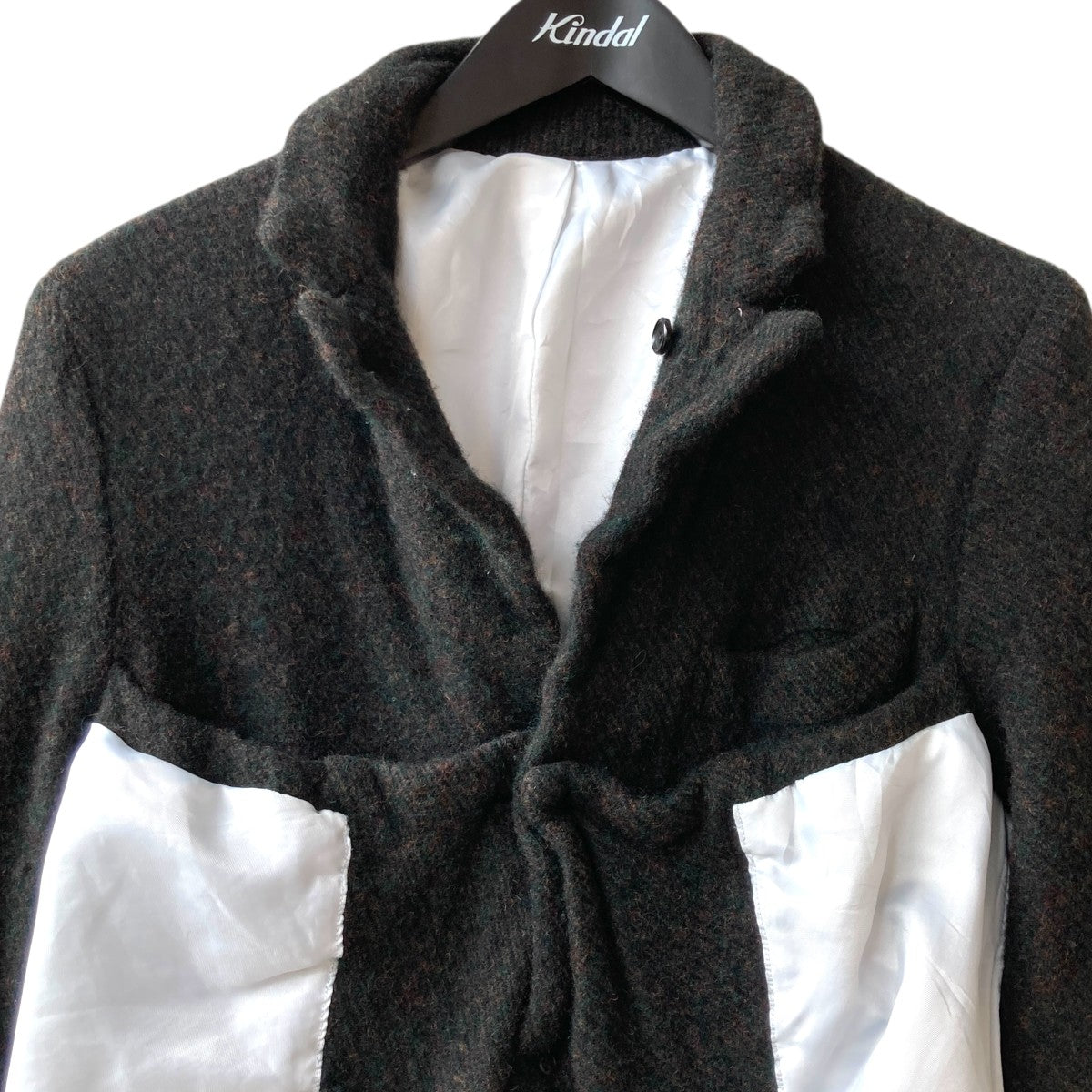 COMME des GARCONS HOMME PLUS 24AW縮絨 切替 ジャケットPN-J032 古着・中古-3枚目のアイテム画像