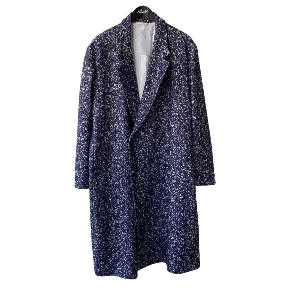 BOUCLE DOUBLE BREASTED CHESTERFIELD OVERCOATロングコートF24C024ST-DWJQ