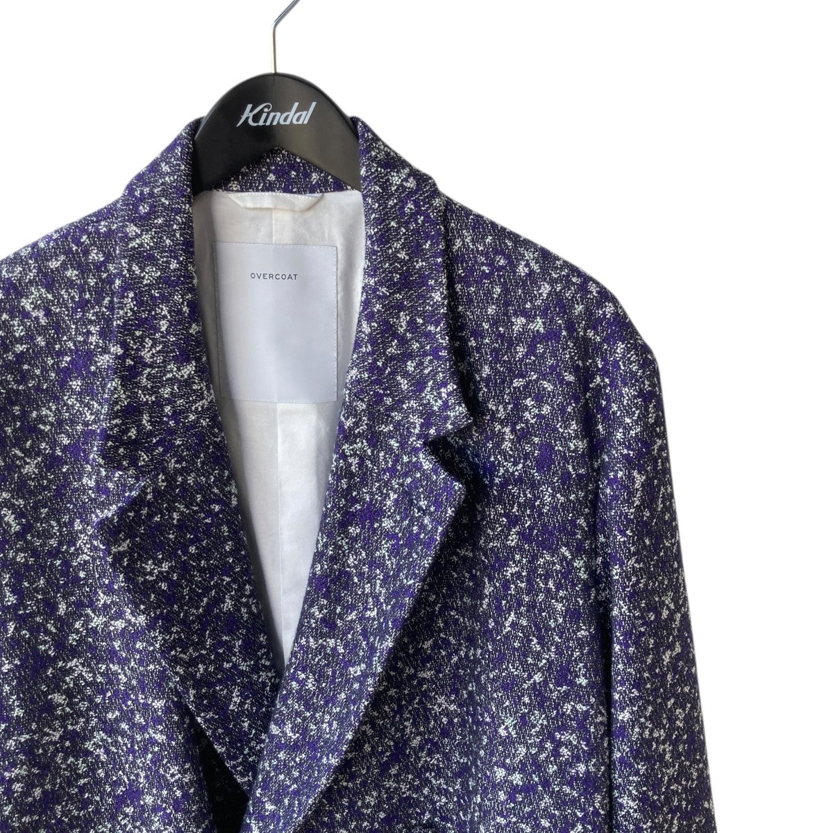 BOUCLE DOUBLE BREASTED CHESTERFIELD OVERCOATロングコートF24C024ST-DWJQ