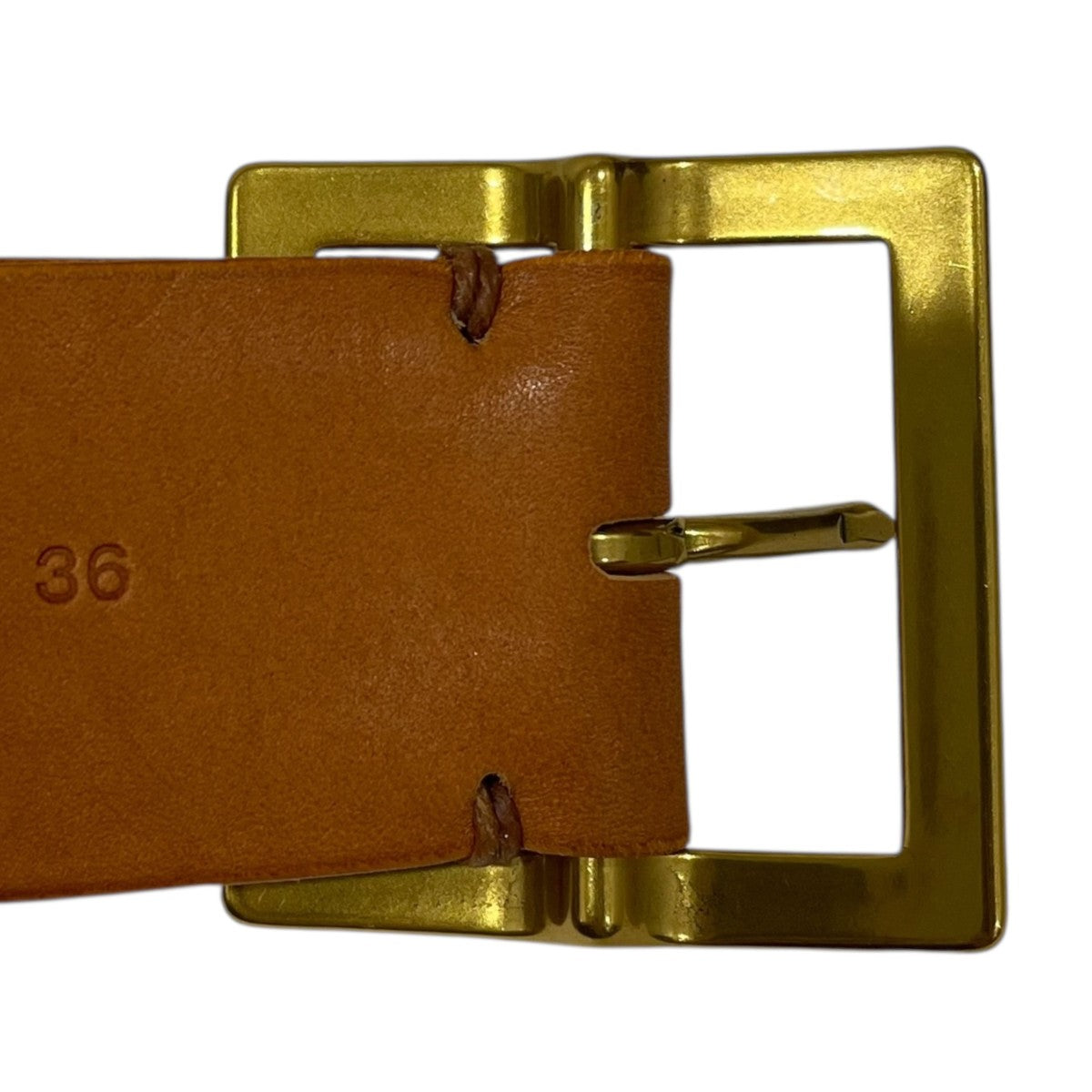 VISVIM(ビズビム) 25AW レザーベルト PLAIN BELT 40MM プレーンベルト