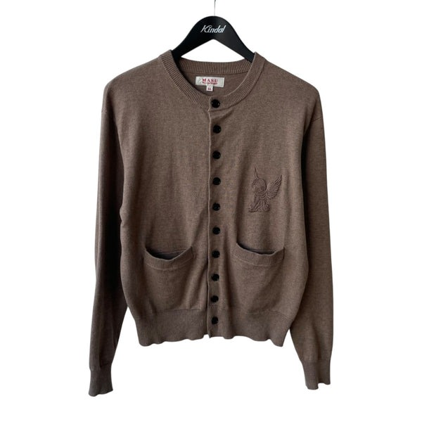 MASU 24AW カーディガン 24AW MASU ANGEL EMBROIDERED CARDIGAN 46