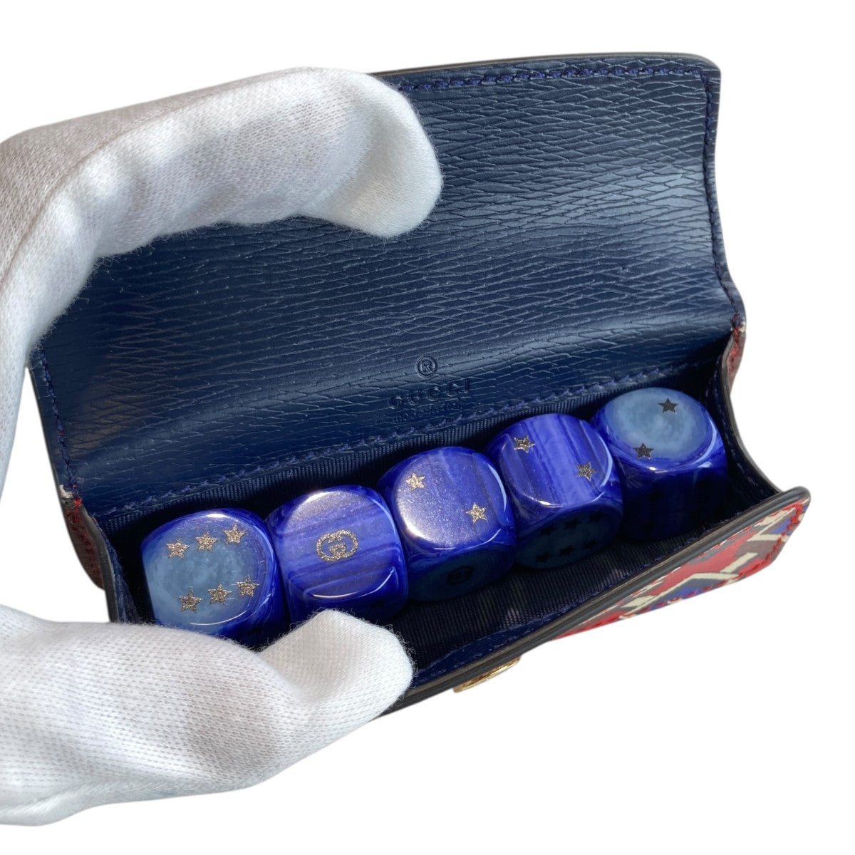 GUCCI(グッチ) ダイス サイコロ セット ネイビー｜【公式】カインド