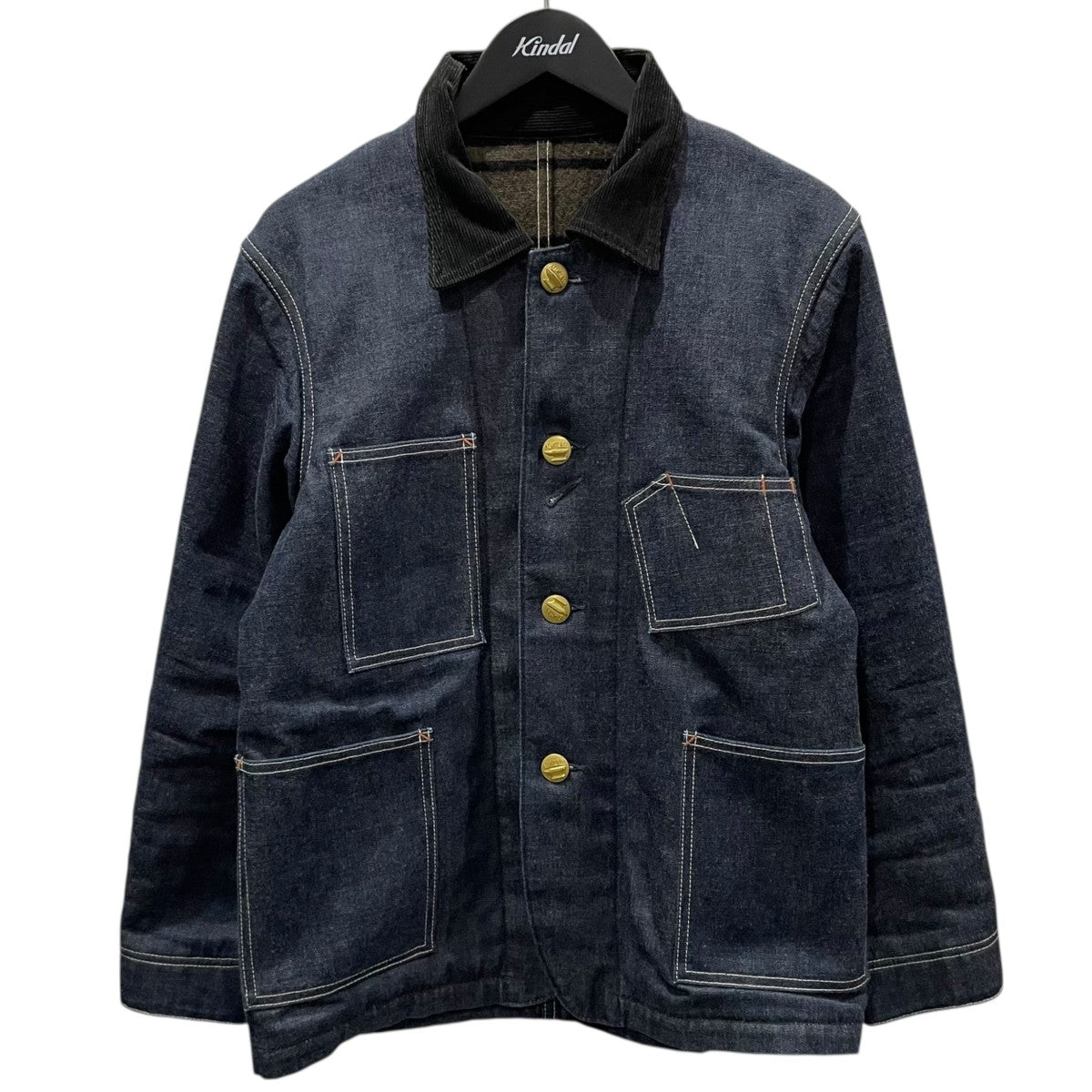 atlast&co アットラスト　デニムジャケット　LOT118J 40 美品 アットラスト AtLast&Co LOT107 DENIM JACKET デニムジャケット
