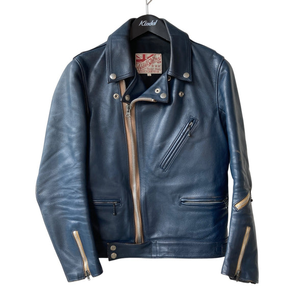 Addict Clothes ダブルライダースジャケット(ダークブルー) Addict Clothes ダブルライダースジャケット(ダークブルー)