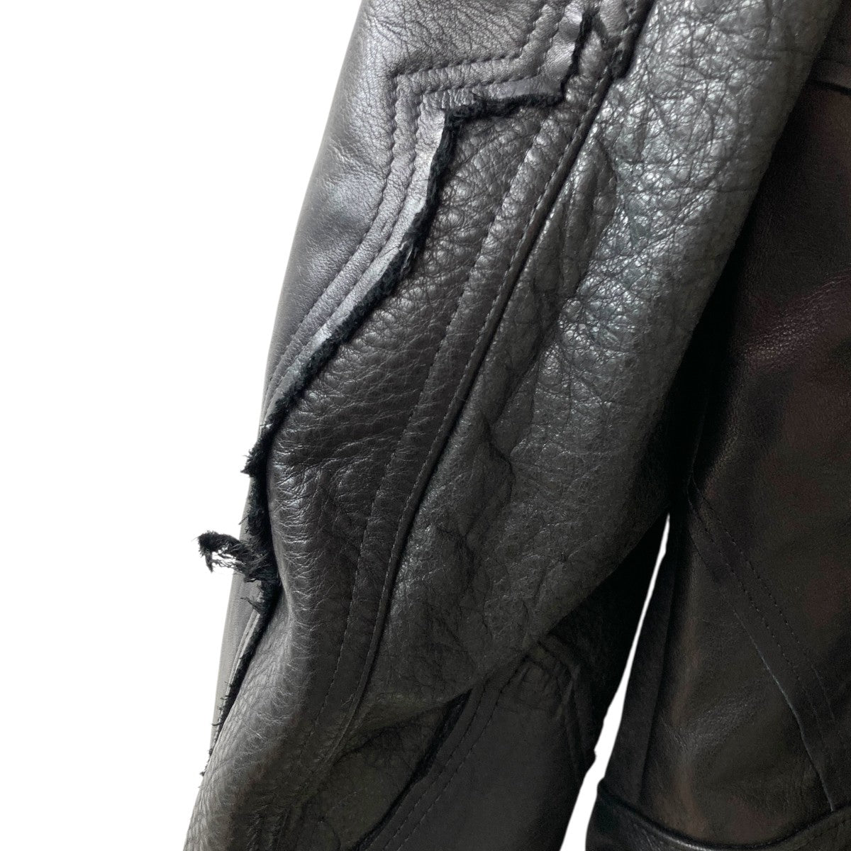ANT ANTI TYPE 0 JACKET SCRAP LEATHERパッチワークレザージャケット 古着・中古-5枚目のアイテム画像